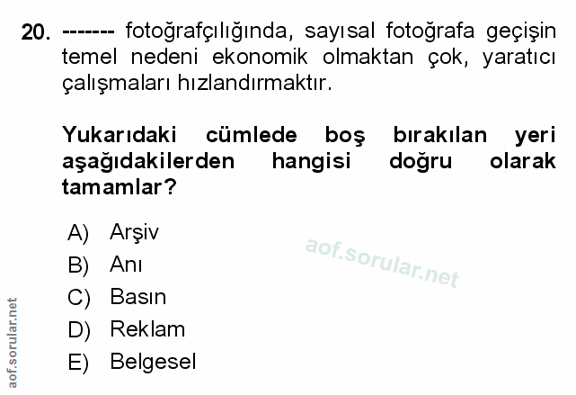 Soru 20