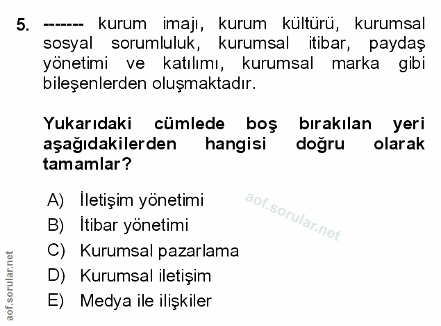Soru 5
