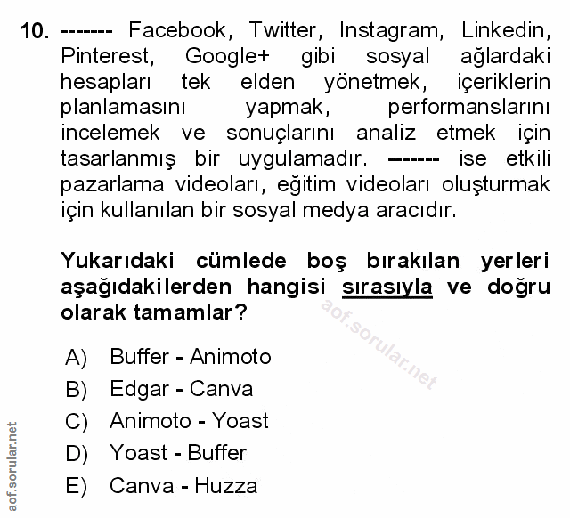 Soru 10
