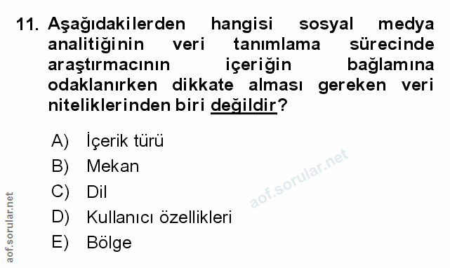 Soru 11