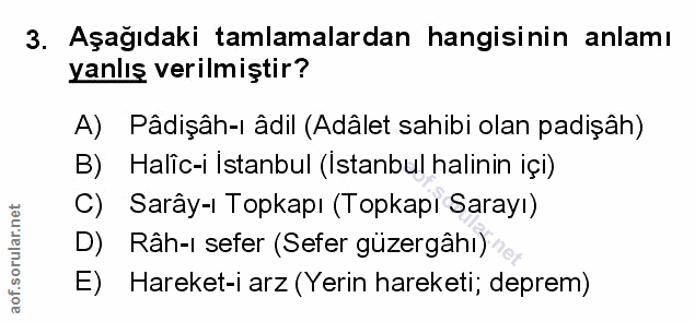 Soru 3