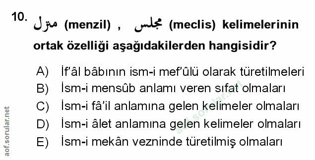 Soru 10