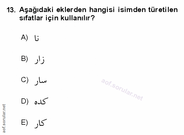 Soru 13
