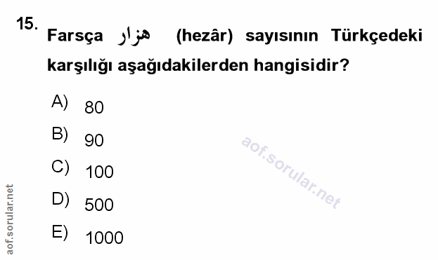 Soru 15