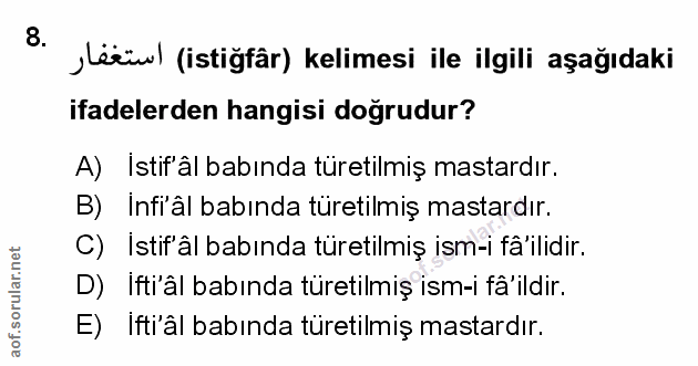 Soru 8