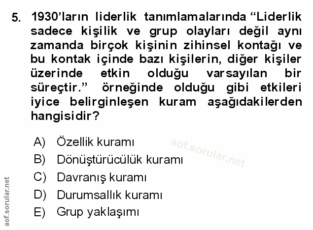 Soru 5