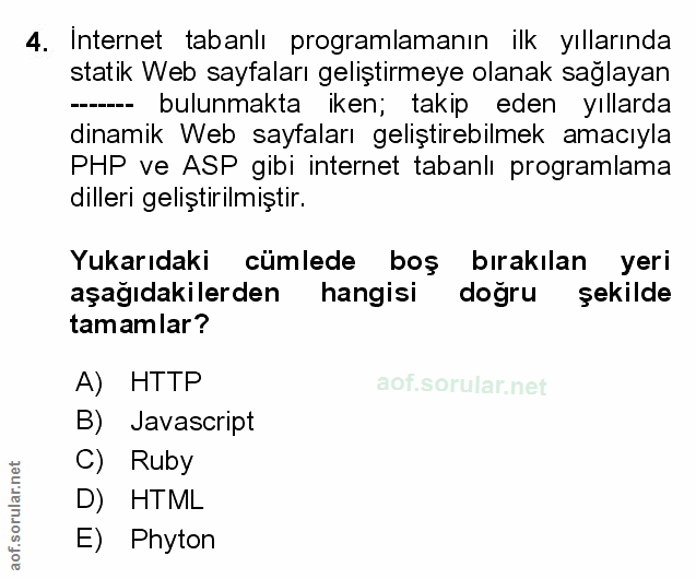 Soru 4