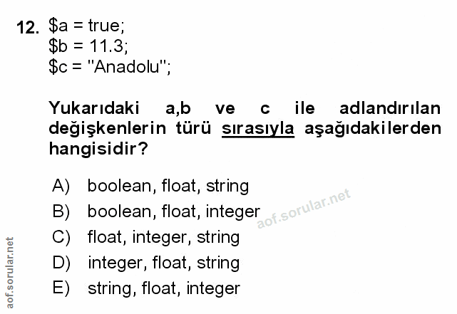 Soru 12