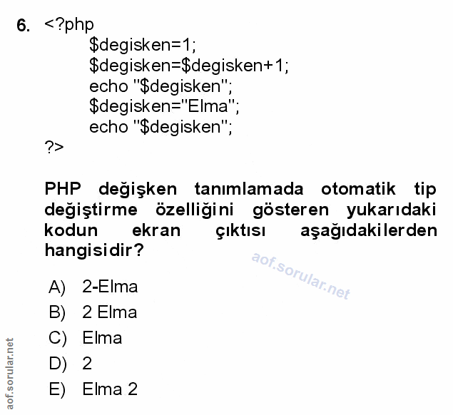 Soru 6