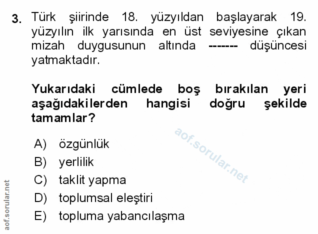 Soru 3