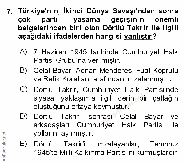 Soru 7