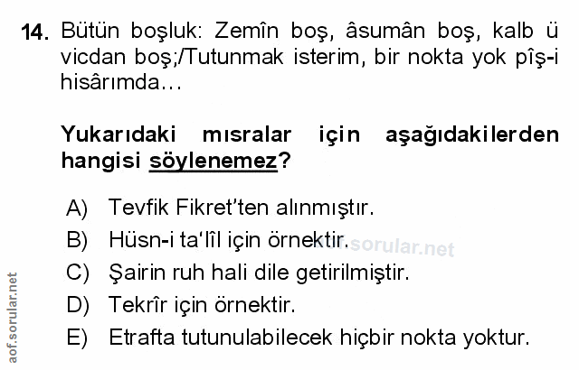 Soru 14