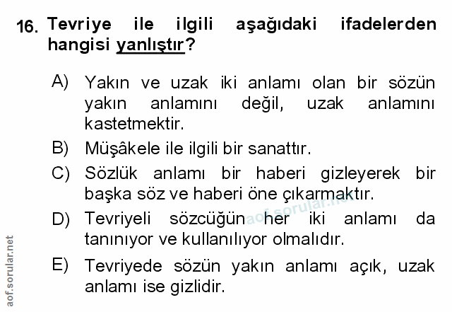 Soru 16