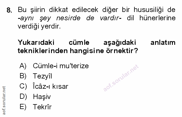 Soru 8