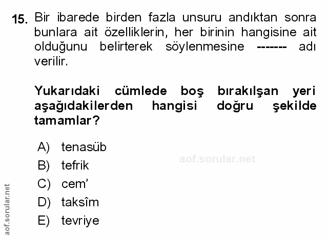 Soru 15