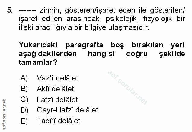 Soru 5