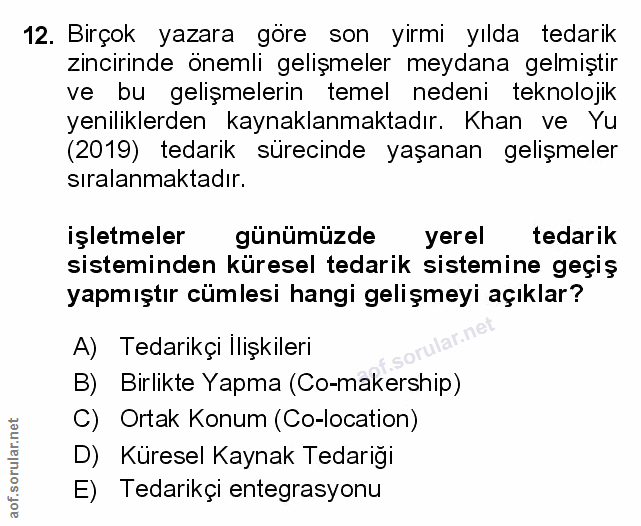 Soru 12