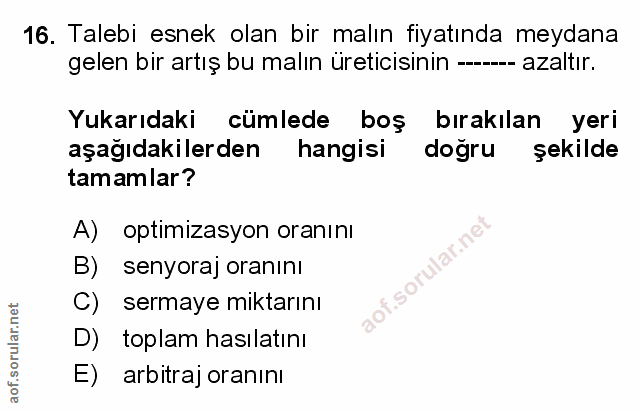 Soru 16