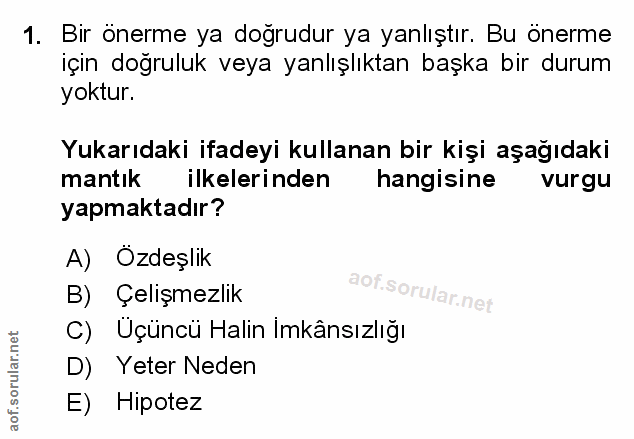 Soru 1