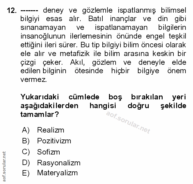 Soru 12