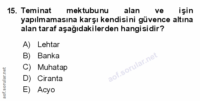 Soru 15