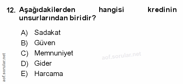 Soru 12