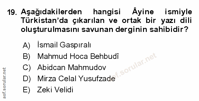 Soru 19