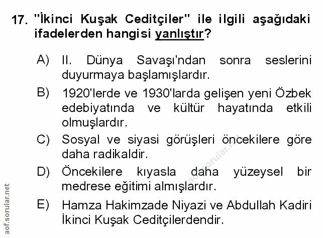 Soru 17