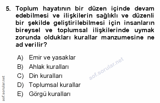 Soru 5