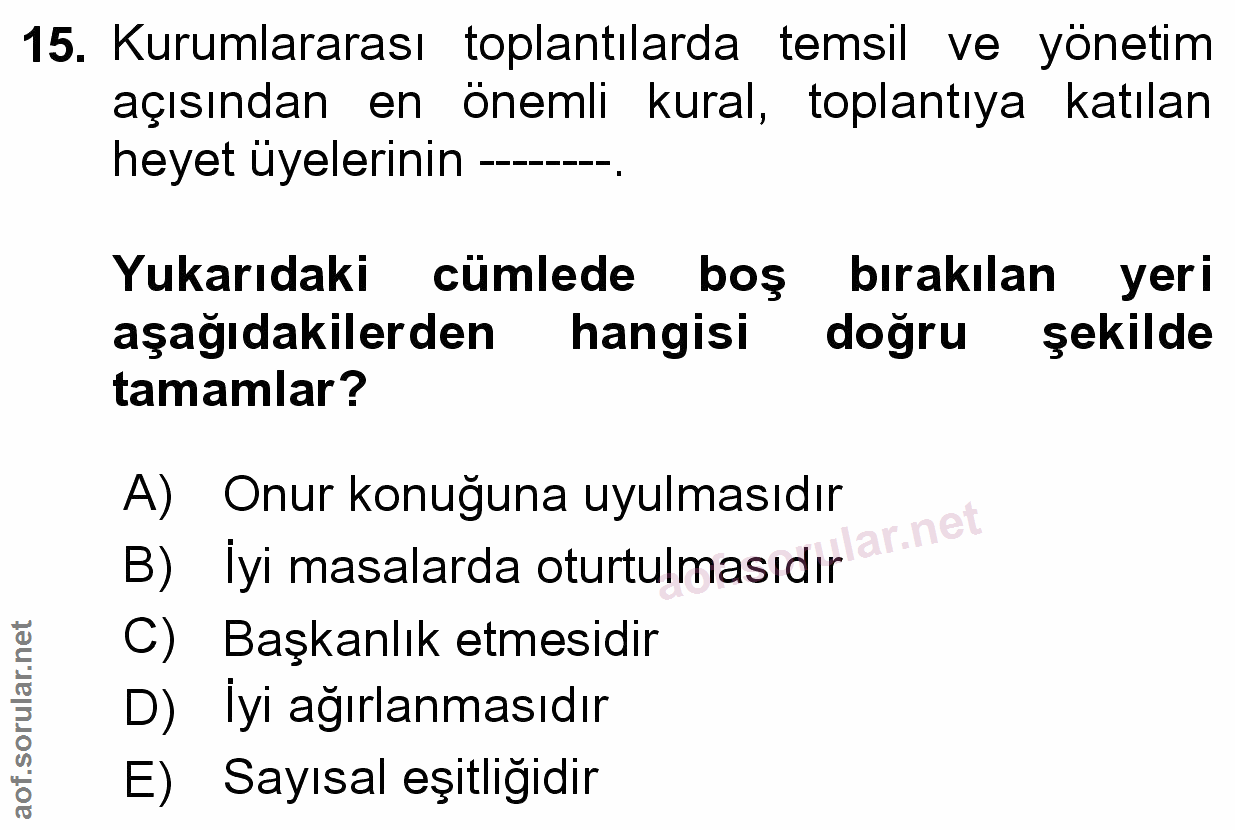 Soru 15