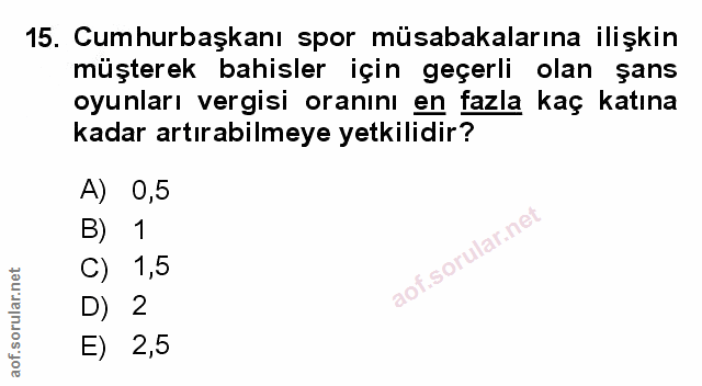 Soru 15
