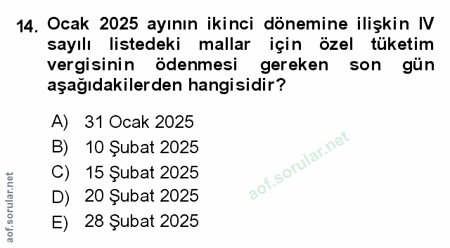 Soru 14