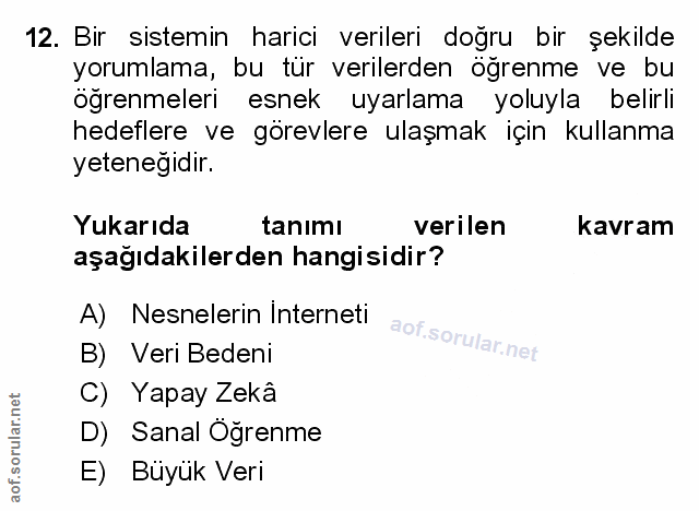 Soru 12