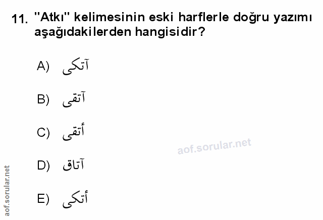 Soru 11