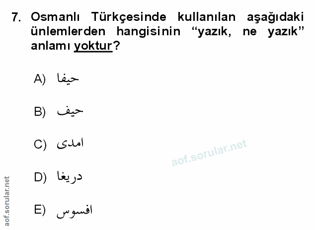 Soru 7