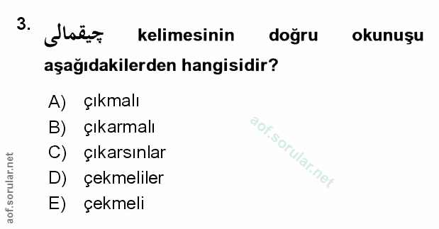 Soru 3