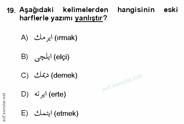 Soru 19