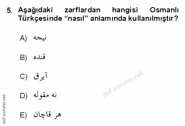 Soru 5