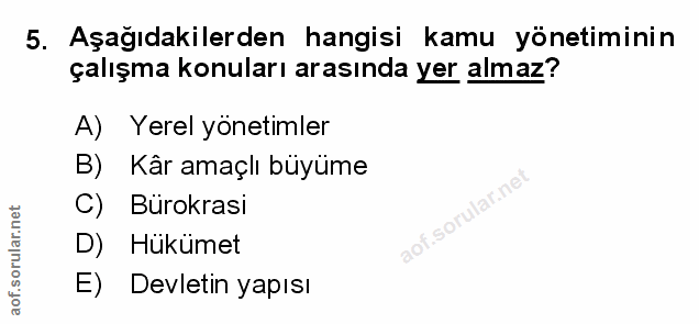 Soru 5