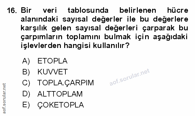 Soru 16