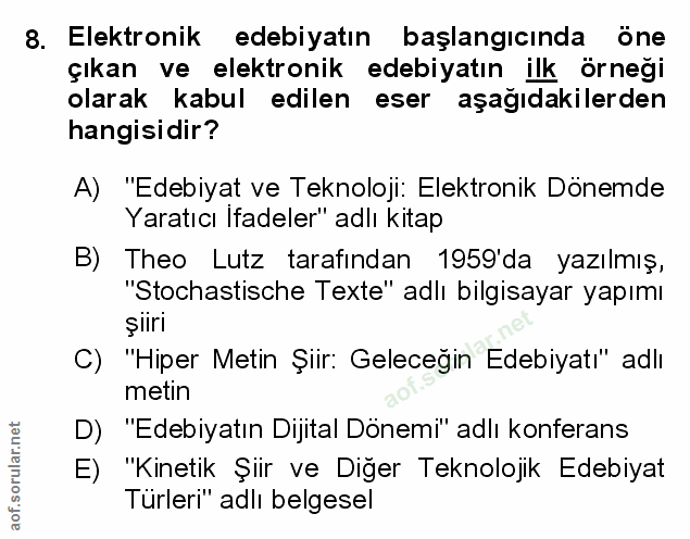 Soru 8