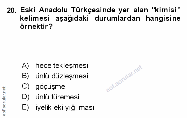 Soru 20