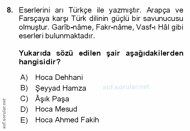 Soru 8
