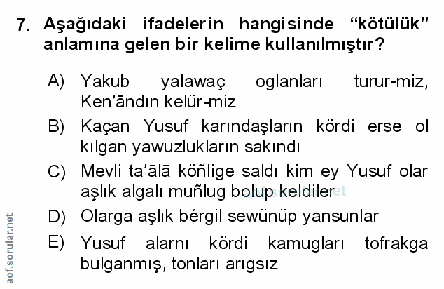 Soru 7