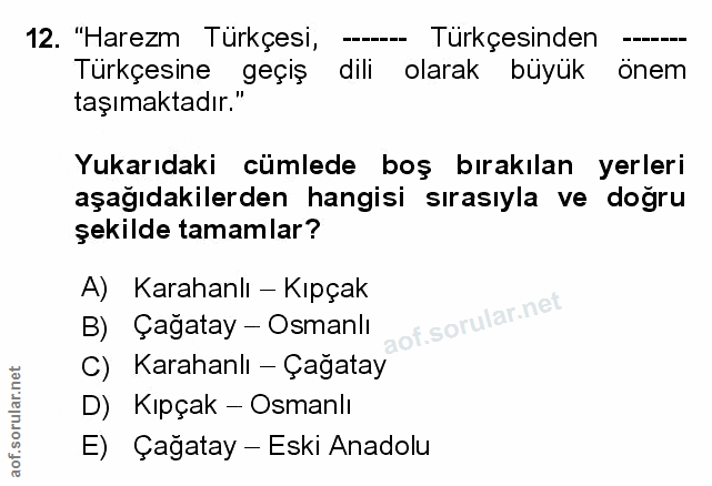 Soru 12
