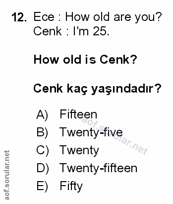 Soru 12