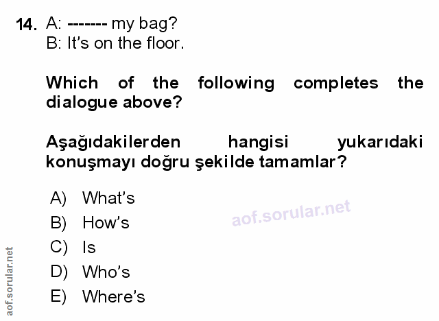 Soru 14