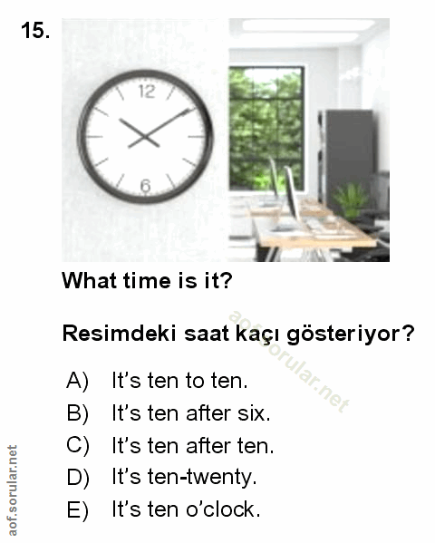 Soru 15