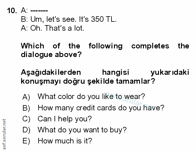 Soru 10