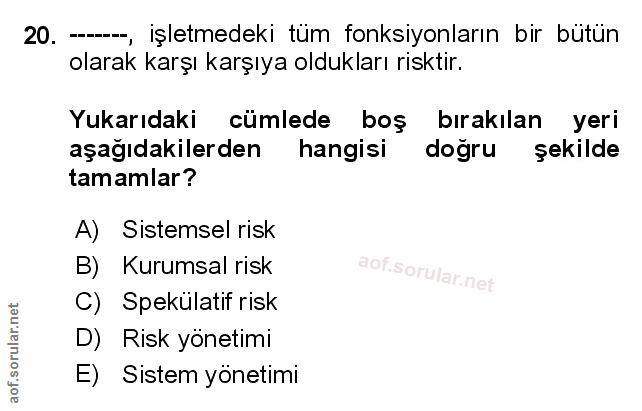 Soru 20